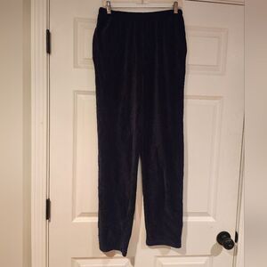 NWT Jennifer Moore ribbed velour sweatpants with pockets M